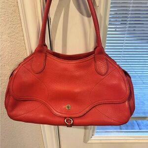 Cole Haan Vibrant Red/Orange Shoulder Bag
